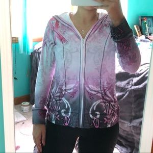 Breast cancer Zip up hoodie